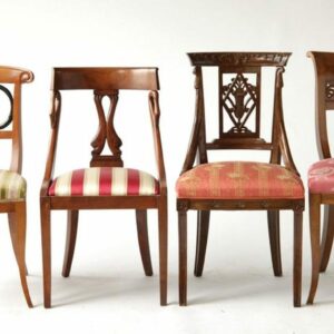 Luxury Biedermeier sets of chairs