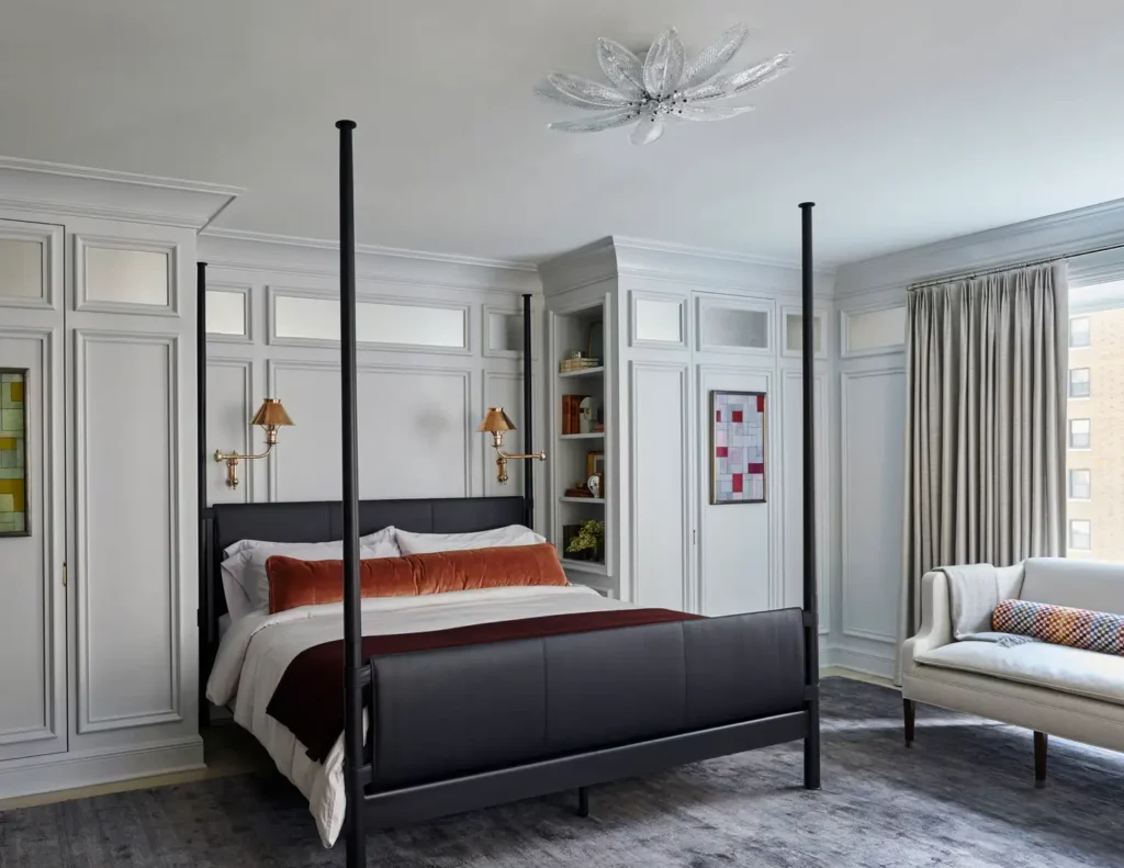 Our Palmette chandelier in a Chicago masterpiece by Summer Thornton Design
