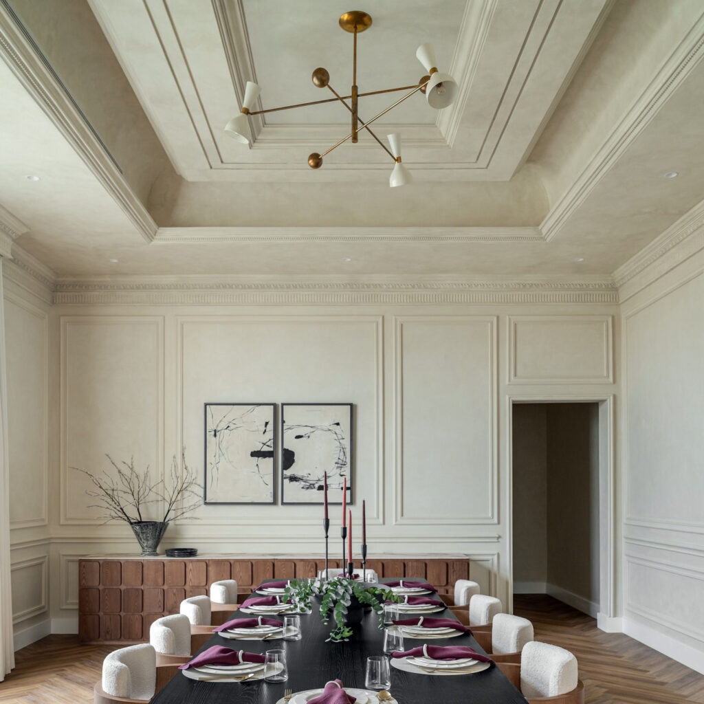 Our Orbitale Chandelier featured in a Abu Dhabi Residence by Masoomeh Hilal Design