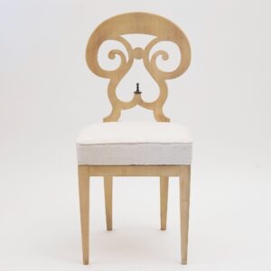Eclectica. Biedermeier Chair Collection. Model Maria-Theresia, White finish