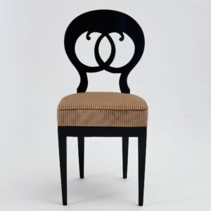 Eclectica. Biedermeier Chair Collection. Johann-Friedrich, Ebonized finish