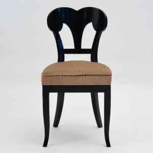 Eclectica. Biedermeier Chair Collection. Wilhelmine-Henriette. Ebonized finish