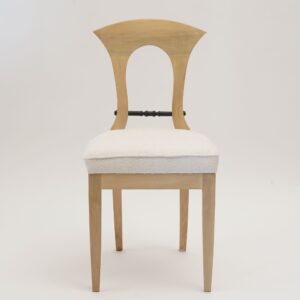 Eclectica. Biedermeier Chair Collection. Model Heinrich-August, White finish